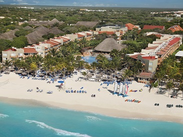 beachfront  all inclusive resort Oasis Palm